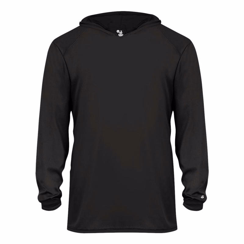 Badger Youth B-Core Long Sleeve Hooded T-Shirt - 2105