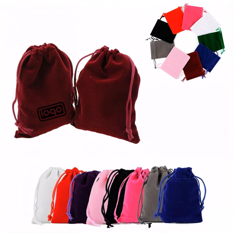 Velvet Drawstring Jewelry Pouch