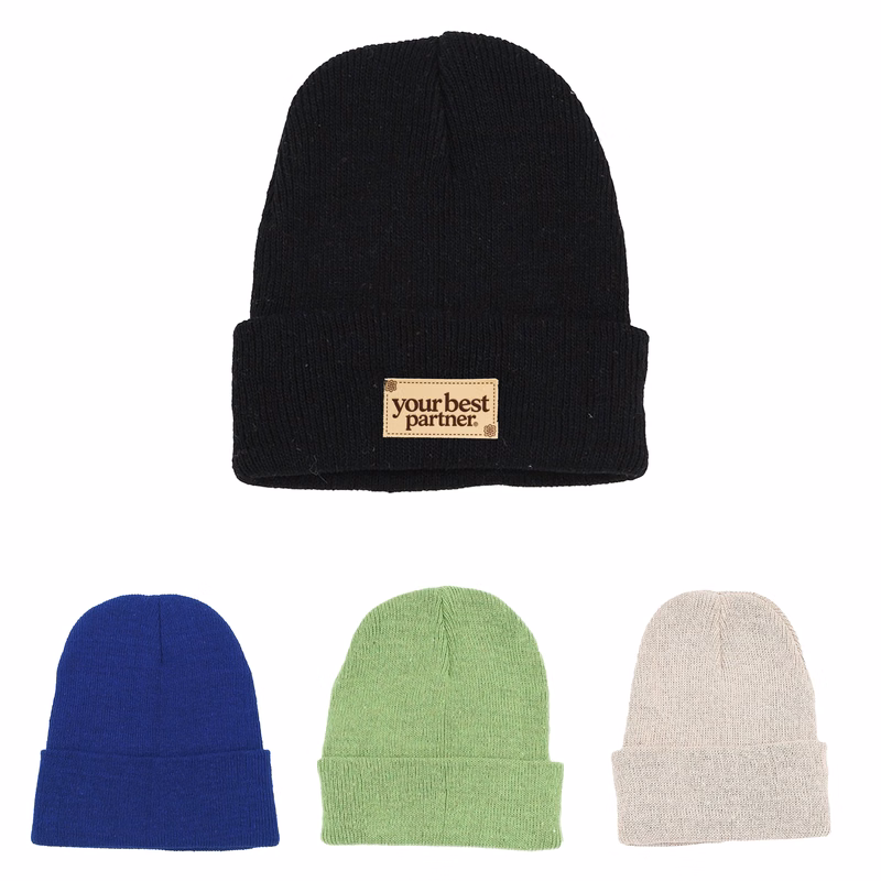 MOQ100 Knitted Warm Winter Beanie Cap