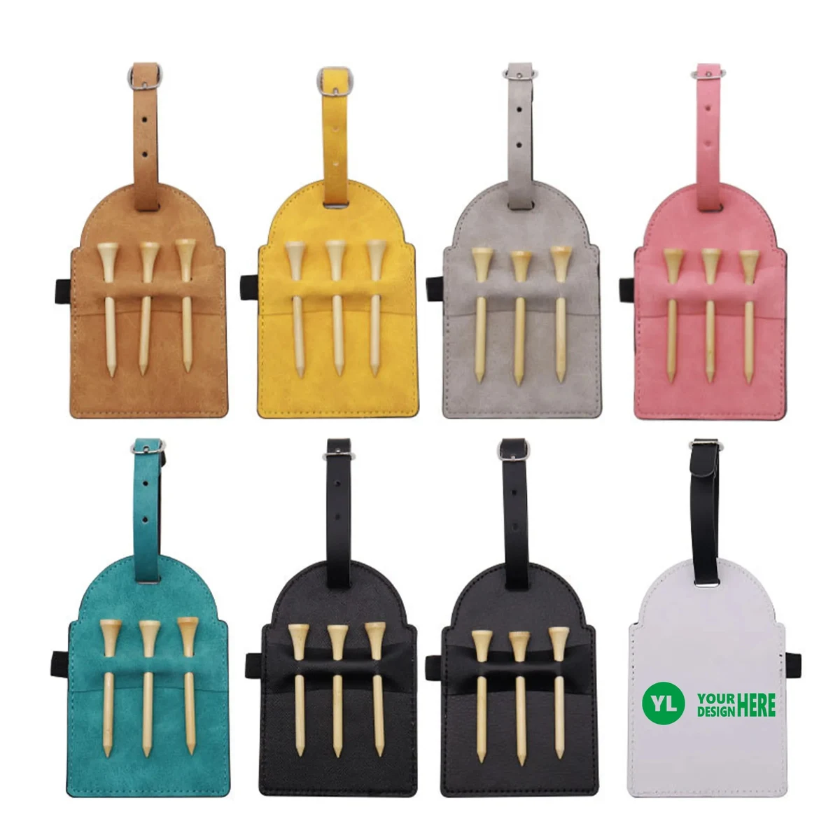 PU Golf Tee Bag 1