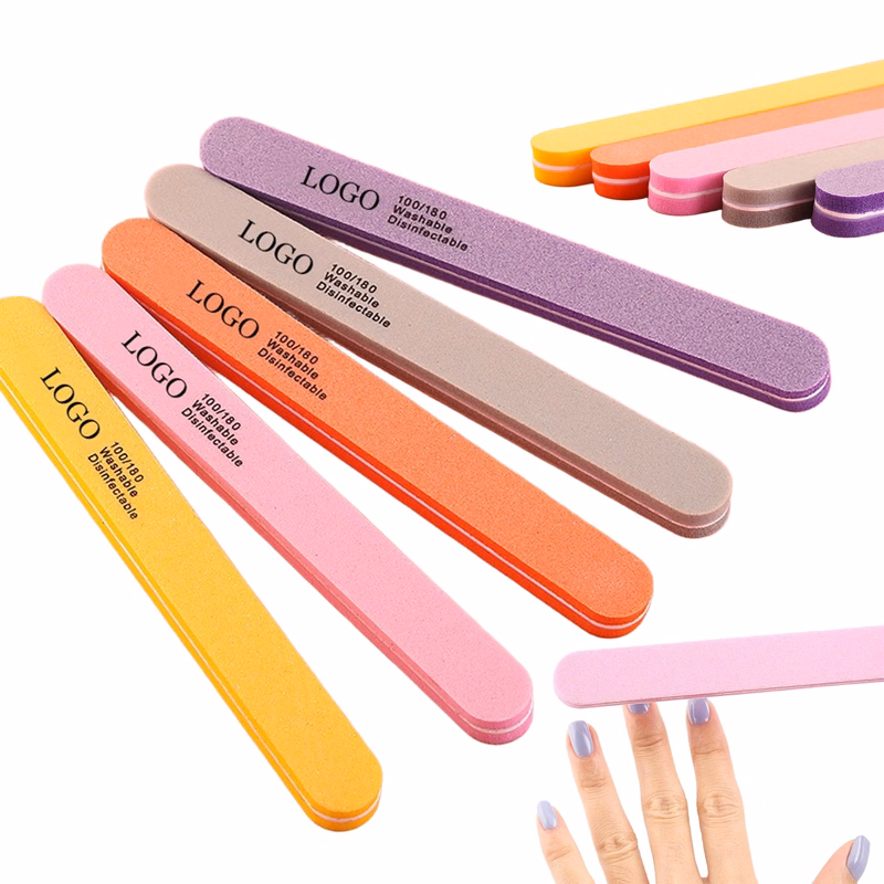 7" Double Sided Usable Nail File MOQ 100PCS
