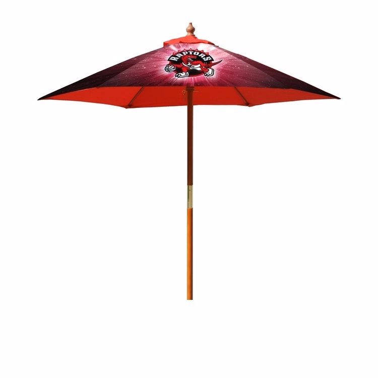 Solanto™ Market Umbrella Round Fiberglass 6 Ribs, Dye-Sublimation, Full Bleed, 7'