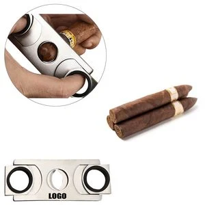 Black Ring Cigar Clipper With Double Sharp Blades 1