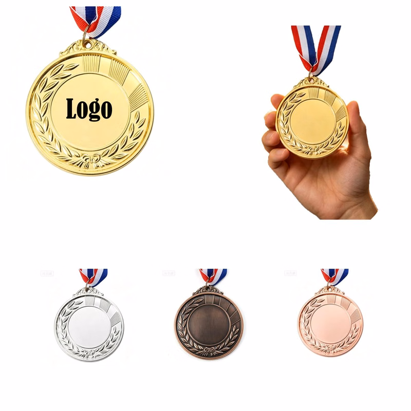 Custom Sports Medals with Vibrant Ribbon and Premium Zinc