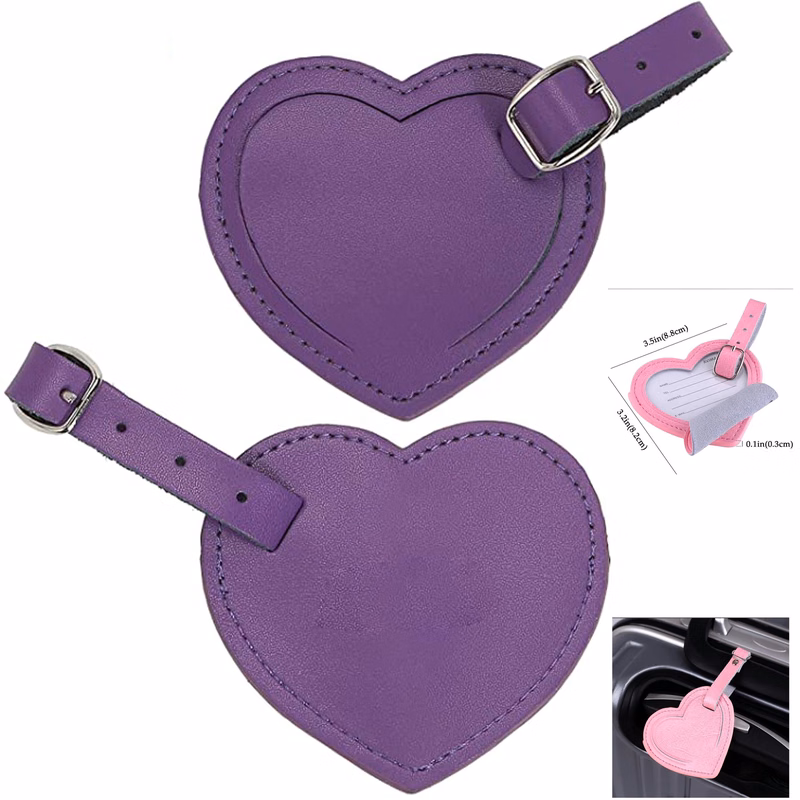 Heart Luggage Travel Bag Suitcase Tag