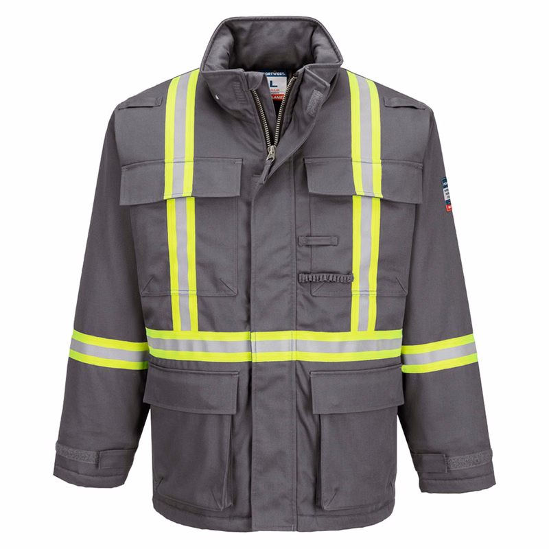 PORTWEST® Class 1 Bizflame 88/12 X-Back Insulated FR Winter Parka w/ ARC4 Protection