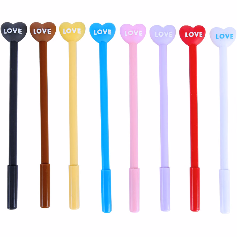 Neutral Pen With Heart Topper