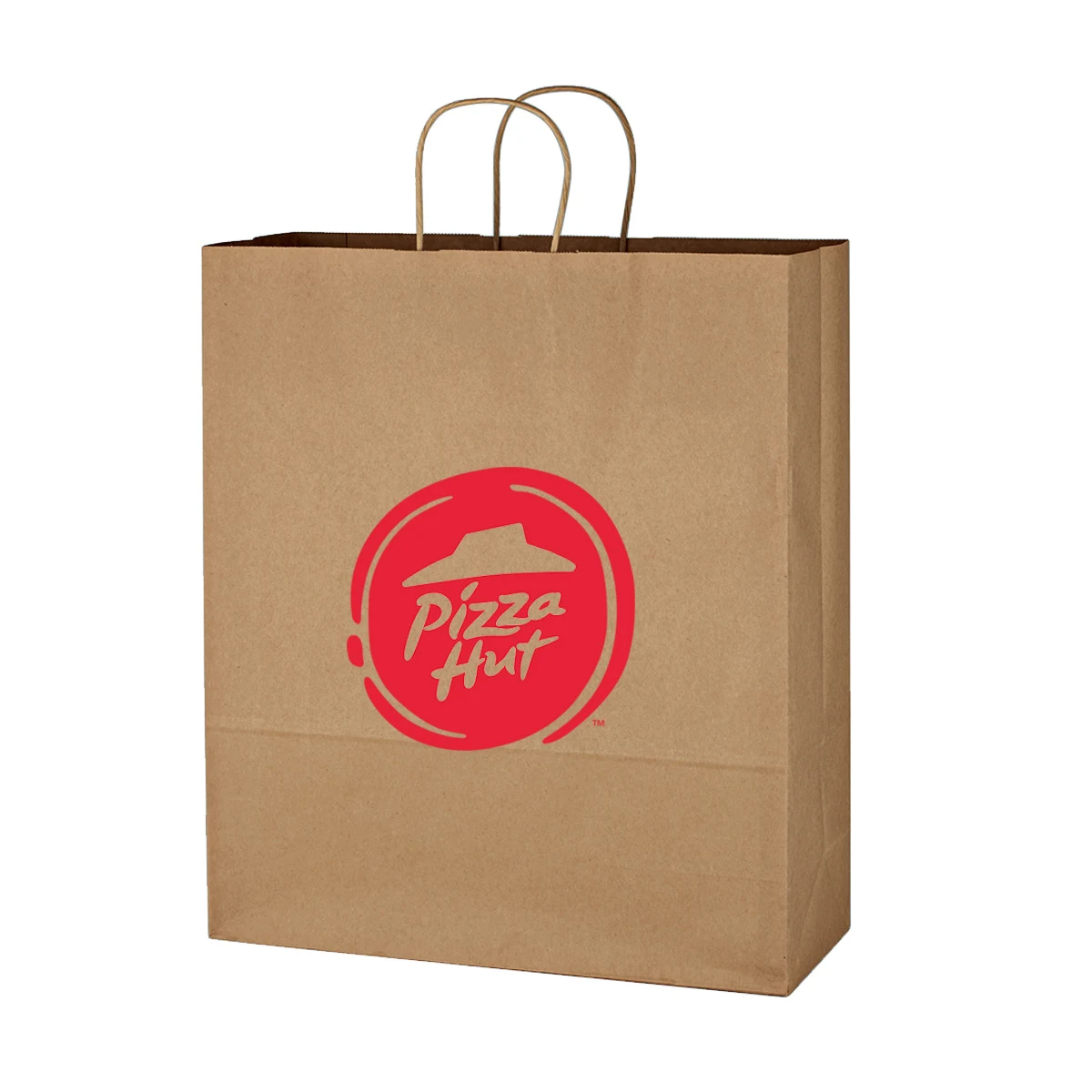 Kraft Paper Brown Shopping Bag - 16" x 19" 1