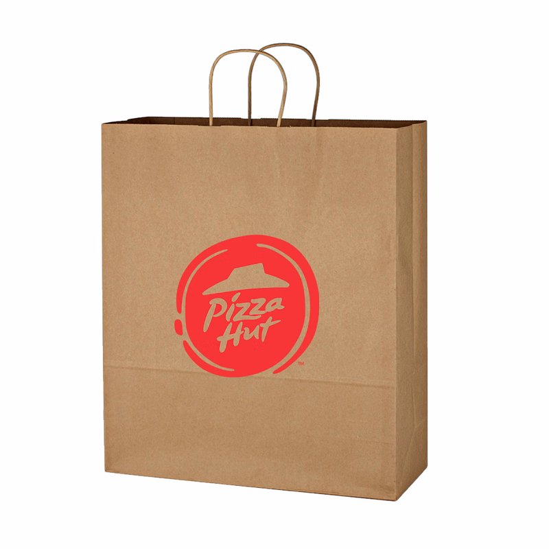 Kraft Paper Brown Shopping Bag - 16" x 19"