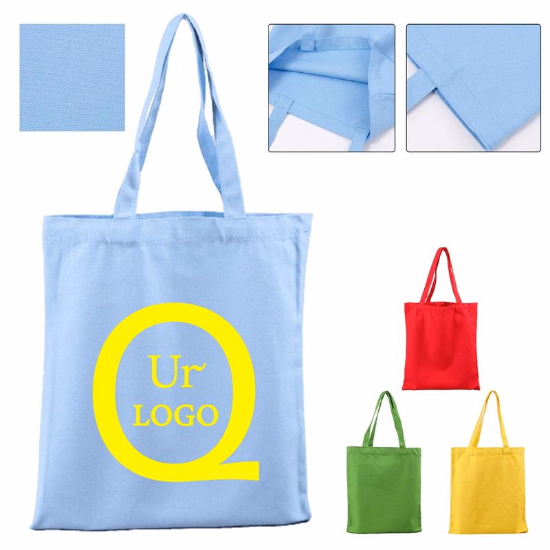 Colorful Blank Canvas Bag