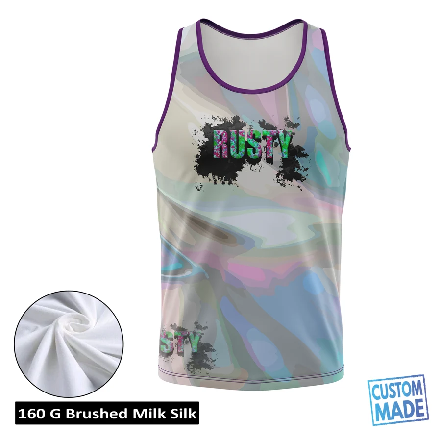 Unisex & Kids' Sublimation Classic Tank Top - 160G Brushed Milk Silk 1