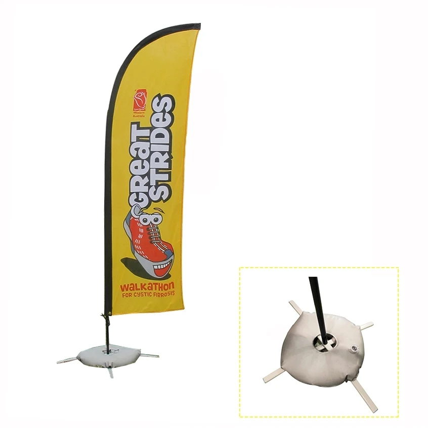 12ft Advertising Beach Flag 1