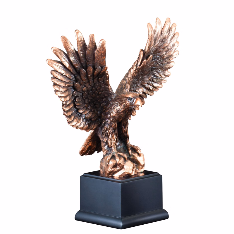 Eagle Landing Sculpture