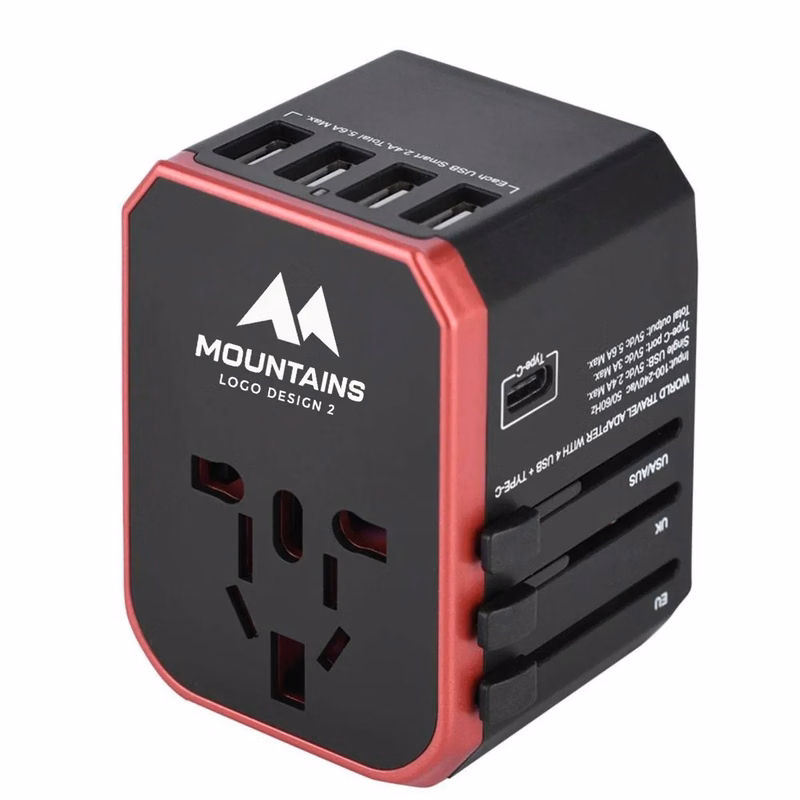 Universal Travel Adapter Voltage Converter Combo