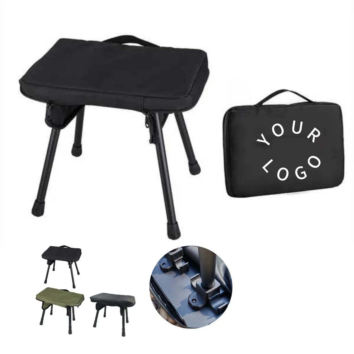 Portable Camping Stool with Carry Bag Included 1