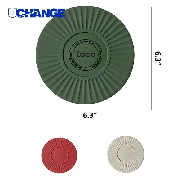 Food Grade Heat Resistant Silicone Non-Slip Coaster Mat 1