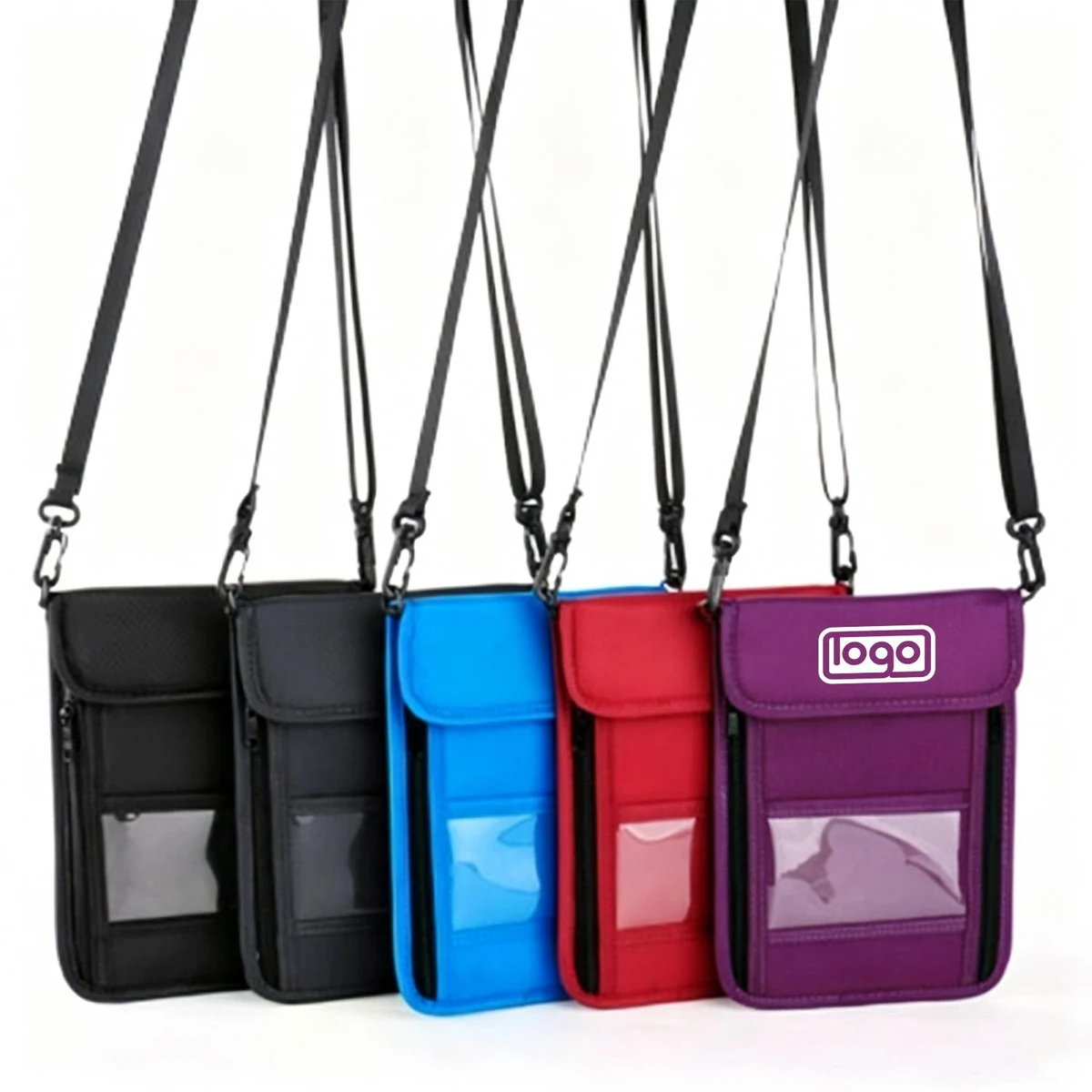 Travel Neck Pouch Wallet with RFID 1