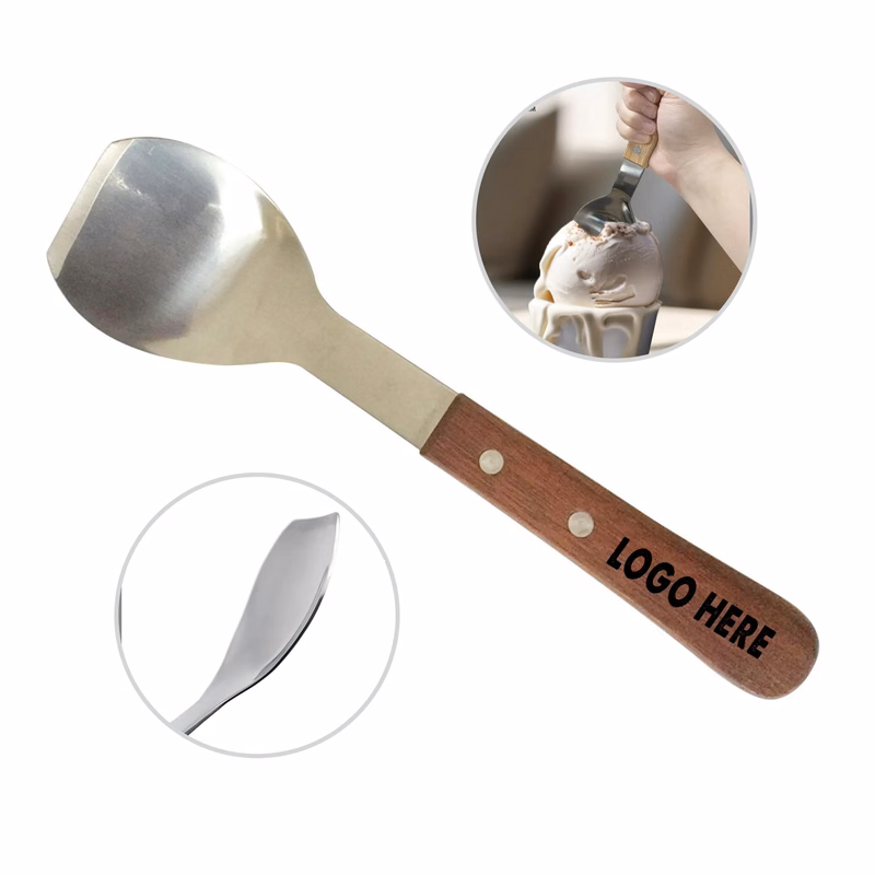 Wooden Handle Ice Cream Scoop
