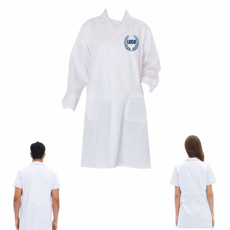 Unisex Lab Coat White
