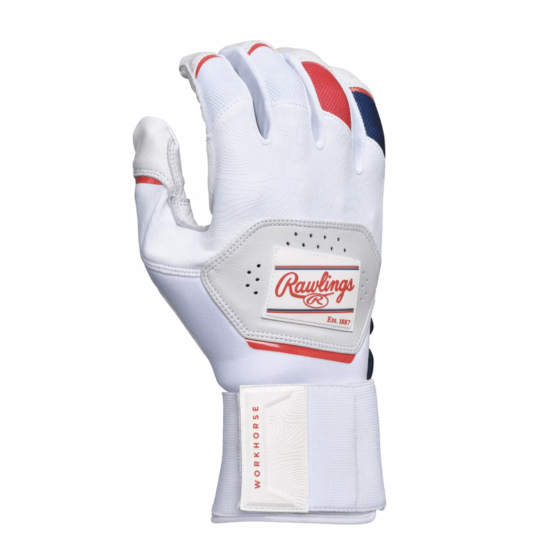 Rawlings Workhorse Compression Strap Batting Gloves