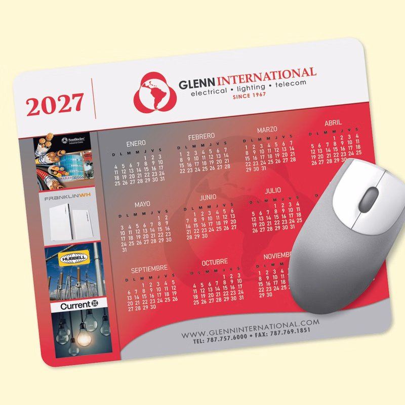 Origin'L Fabric 8"x9.5"x1/16" Calendar MousePad