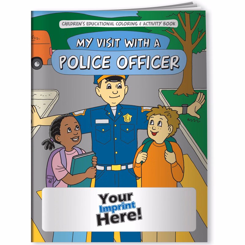 Coloring Book - My Visit With a Police Officer