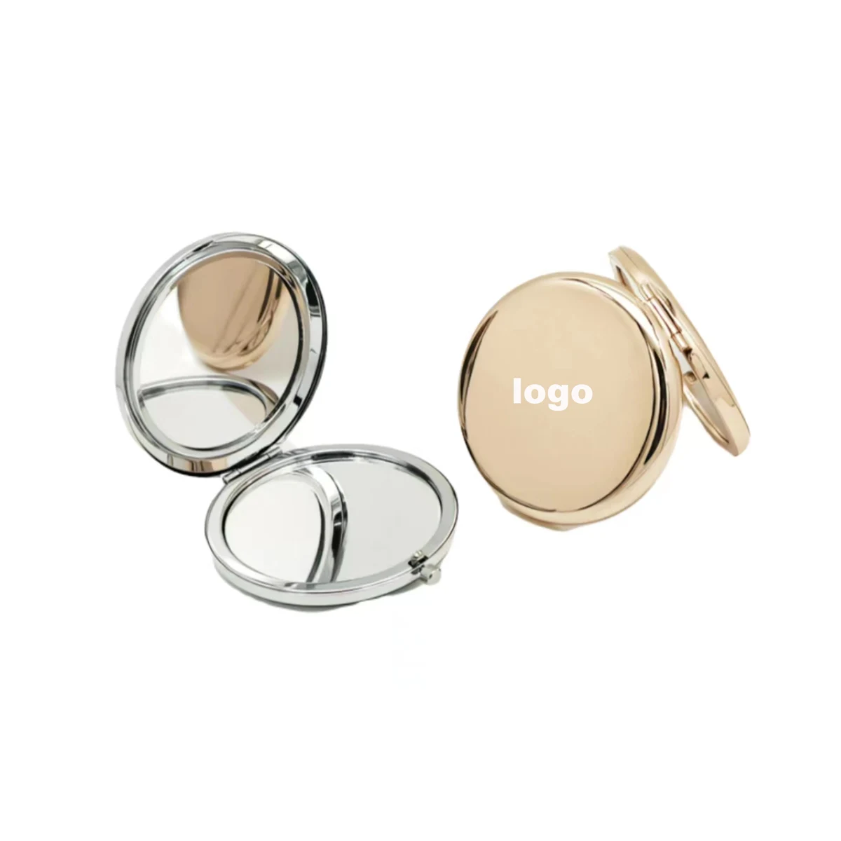 Metal Round Mini Mirror 100pcs 1