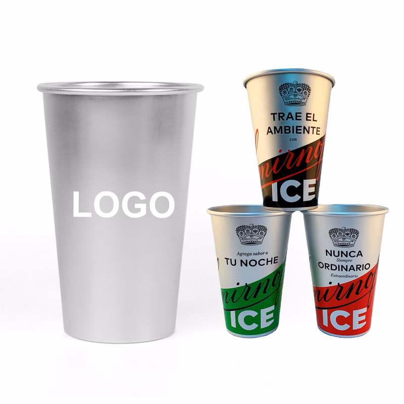 12Oz. Full Color Logo Aluminum Cup