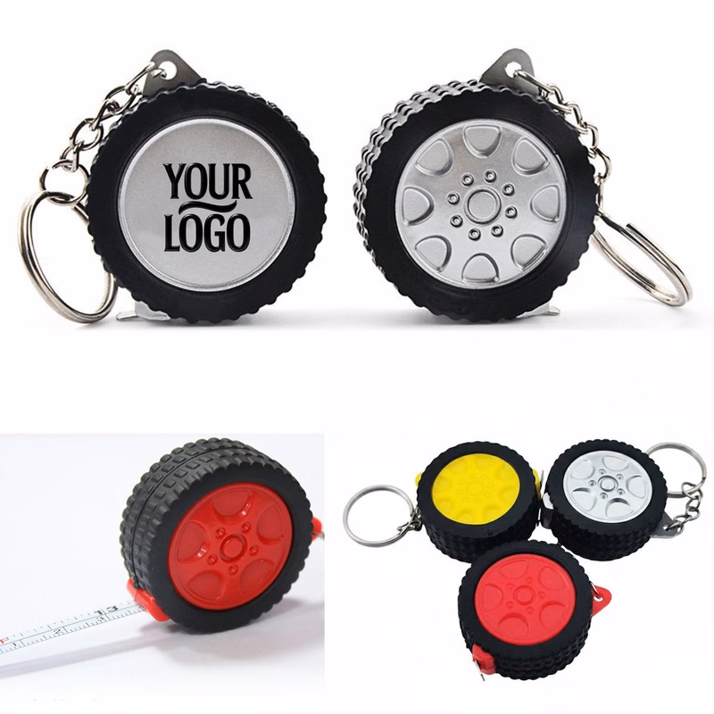 Tire Shape Keychain Tape Measure