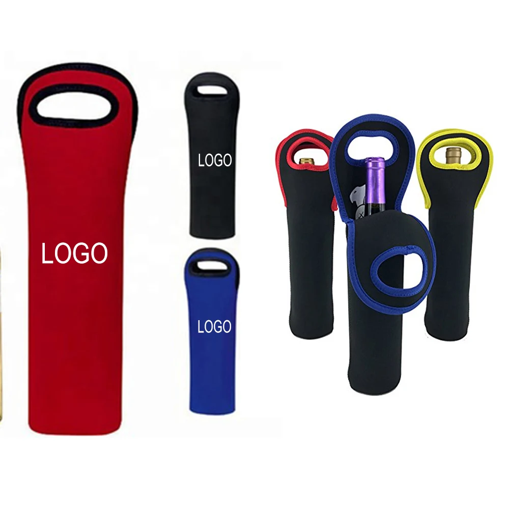 Neoprene Wine Holder, custom koozie with logo imprint 1