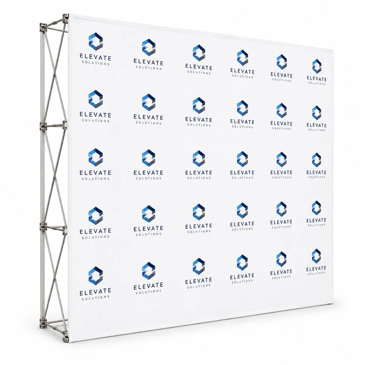 48 Hr Quick Ship - 7.5' Straight Wall Full Height Tension Fabric Pop-up Display Kit, NO SETUP CHARGE 1