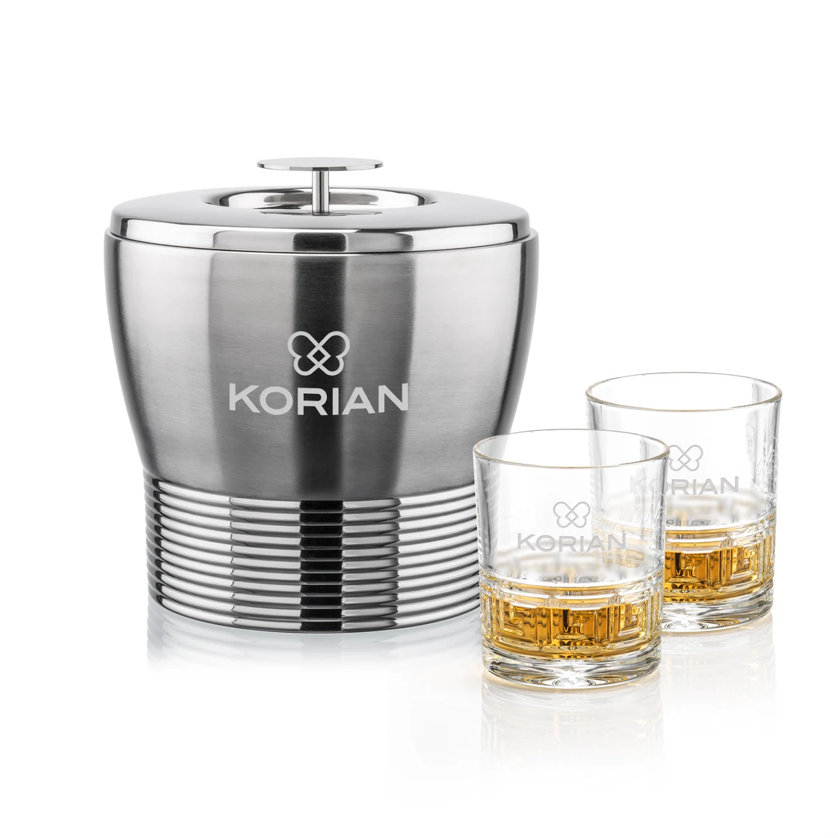 Genoa Ice Bucket & Libretto On-the-Rocks Set 1