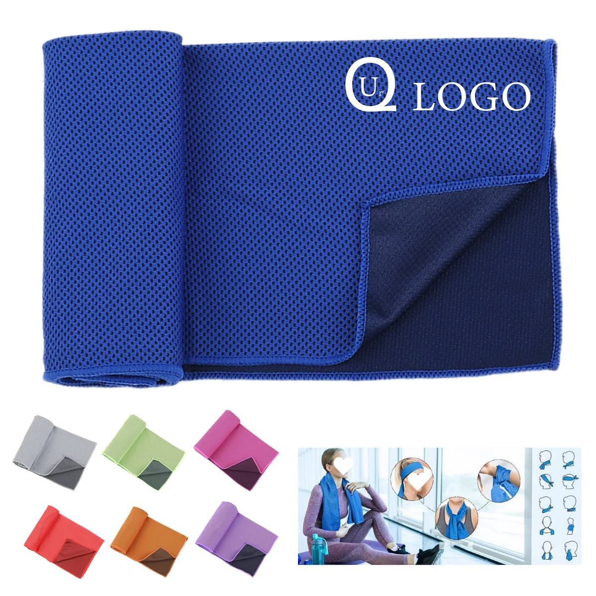 Bottle Packed Sports Cooling Towel 1