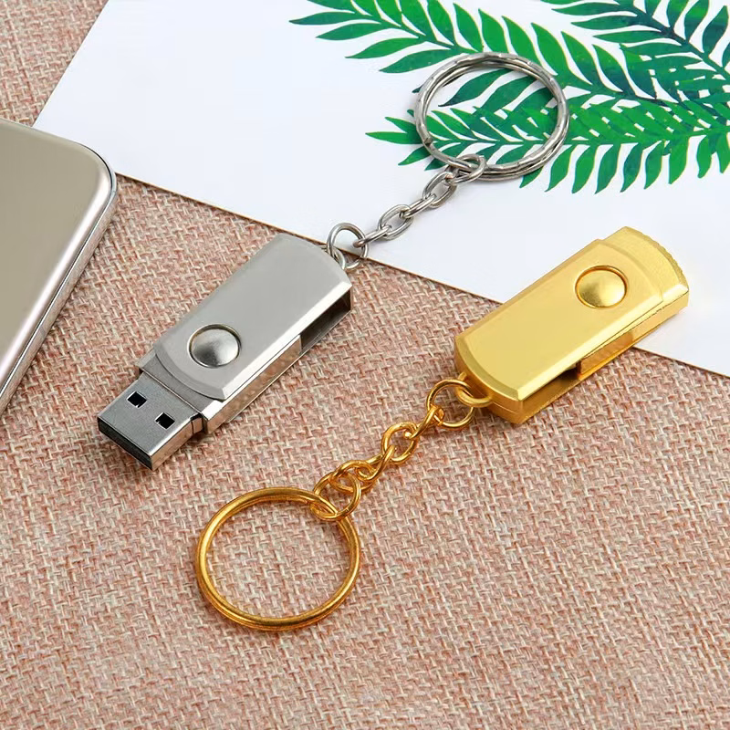 8GB Rotating Metal USB Flash Drive