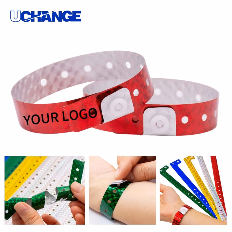 PVC Wristband Reflective for Identification