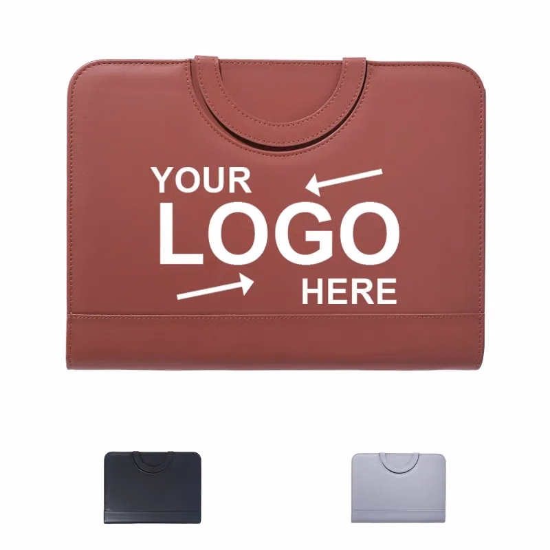 Zipper A4 Padfolio Folder Bag