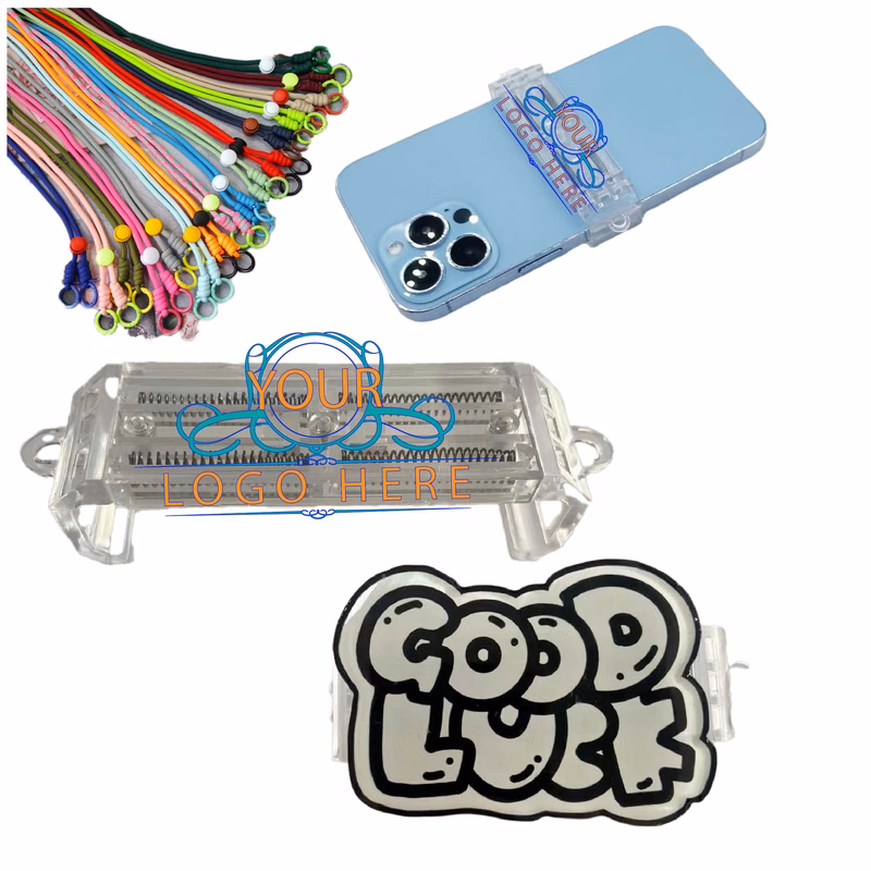 Full Color Phone Case Back Clip Hanging Rope