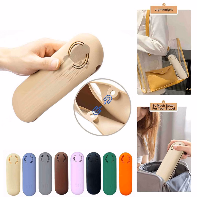 Magnetic Closure Silicone Makeup Brush Holder