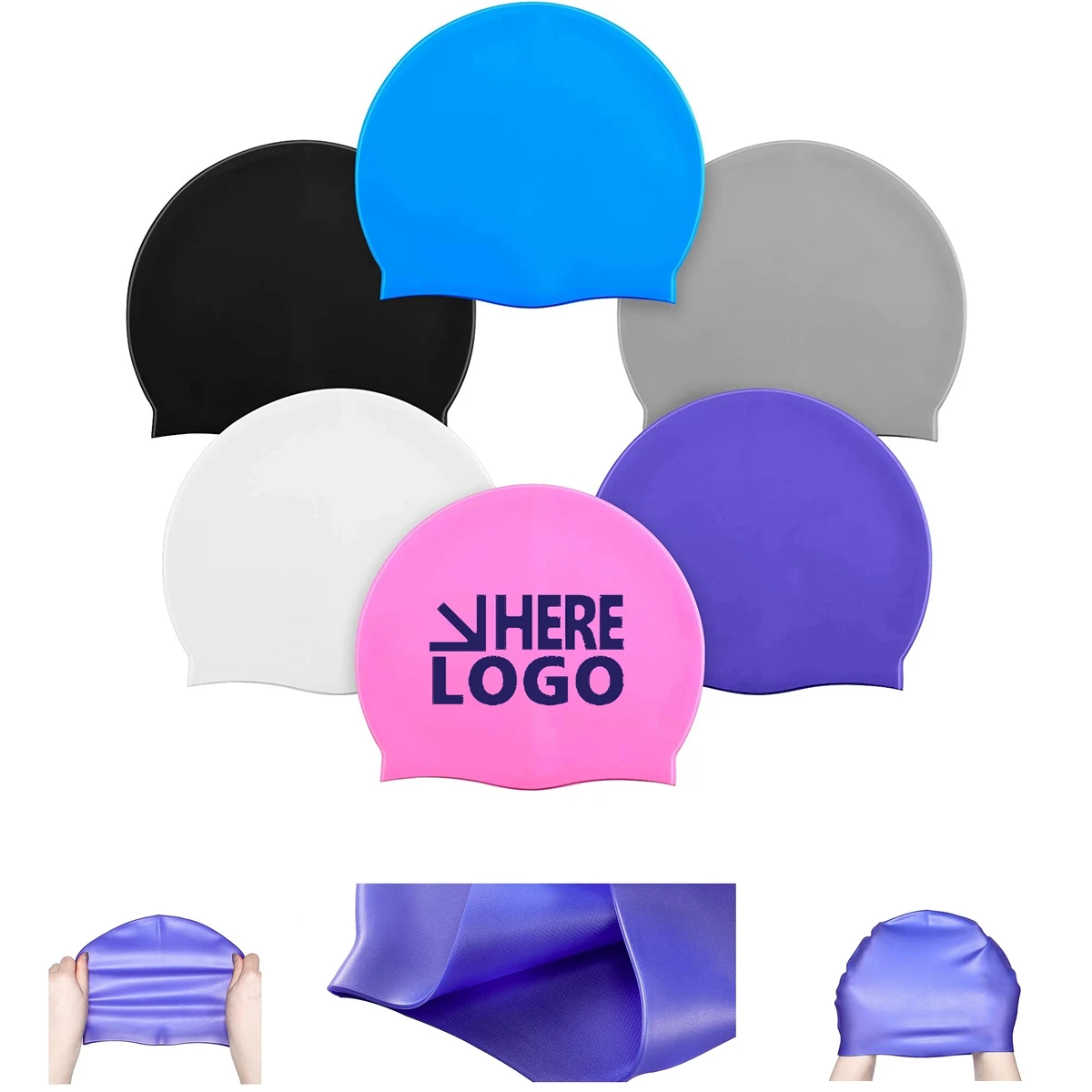 Silicone Swim Cap MOQ50 1