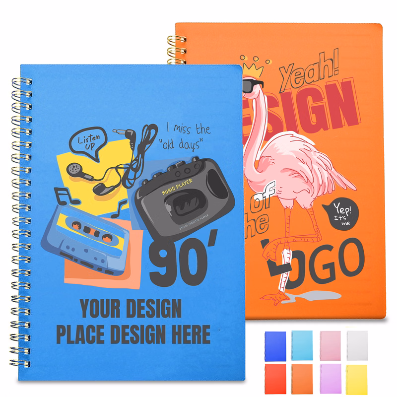 A5 Spiral Office Portable PP Coil Notebook