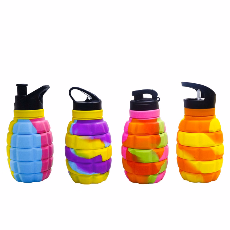 18 Oz. Collapsible Silicone Bottle