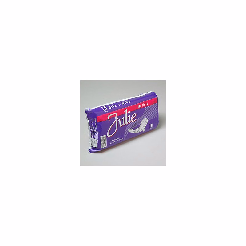 Maxi Pads - Unscented Overnight with Wings 10 Pack