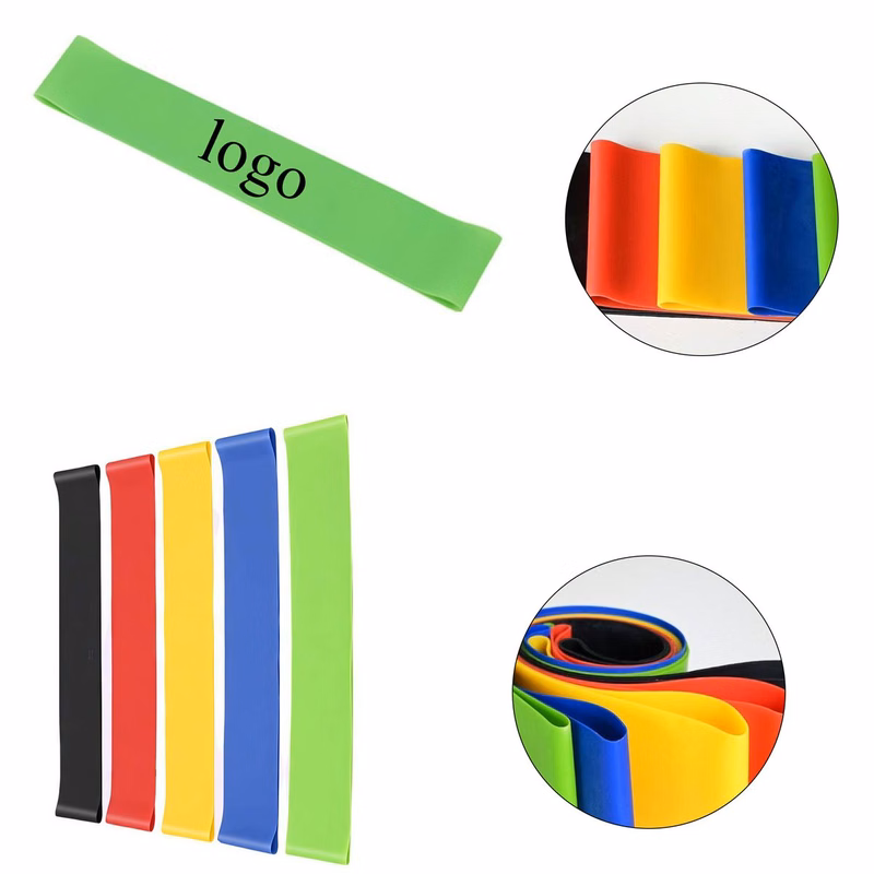 Custom Printed Fitness Resistance Band Promotional Gift Set