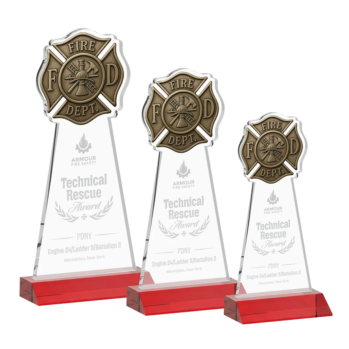 Fire Dept Award - Red 1