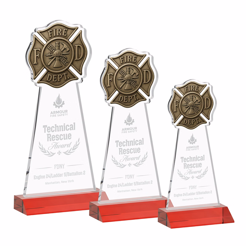 Fire Dept Award - Red