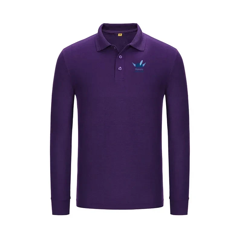 Custom Long Sleeve Stretch Tech Polo Shirt 1