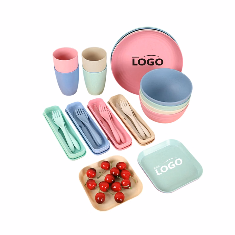 Wheat Straw Dinnerware Sets