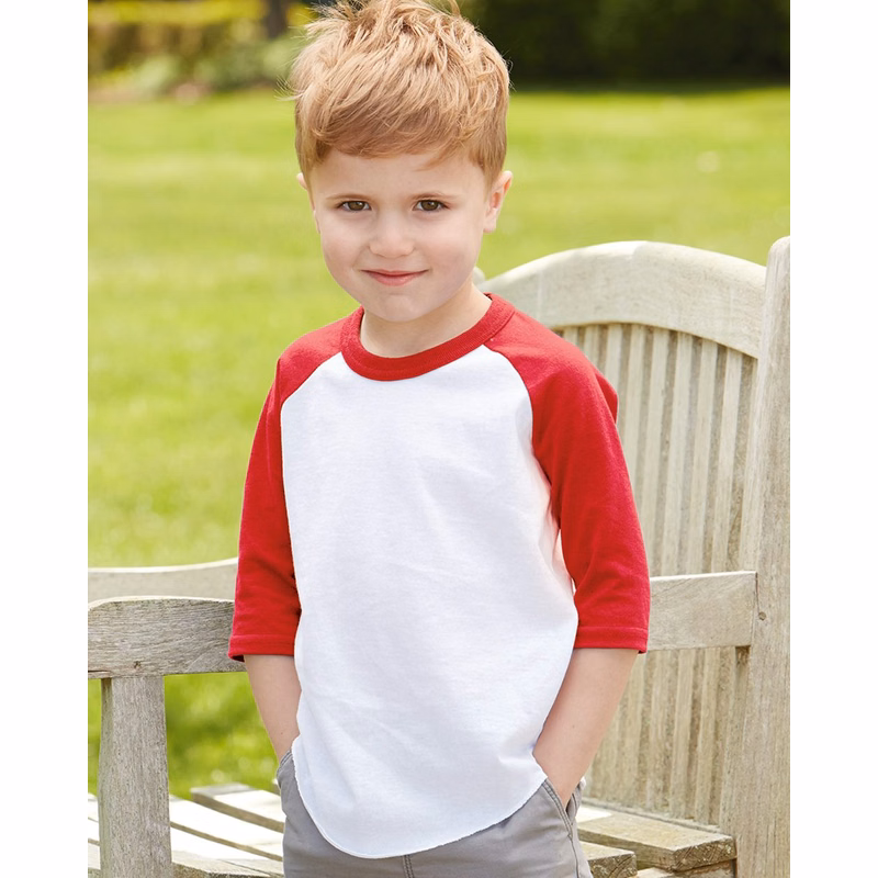 Toddler Three-Quarter Sleeve Baseball Jersey - 422