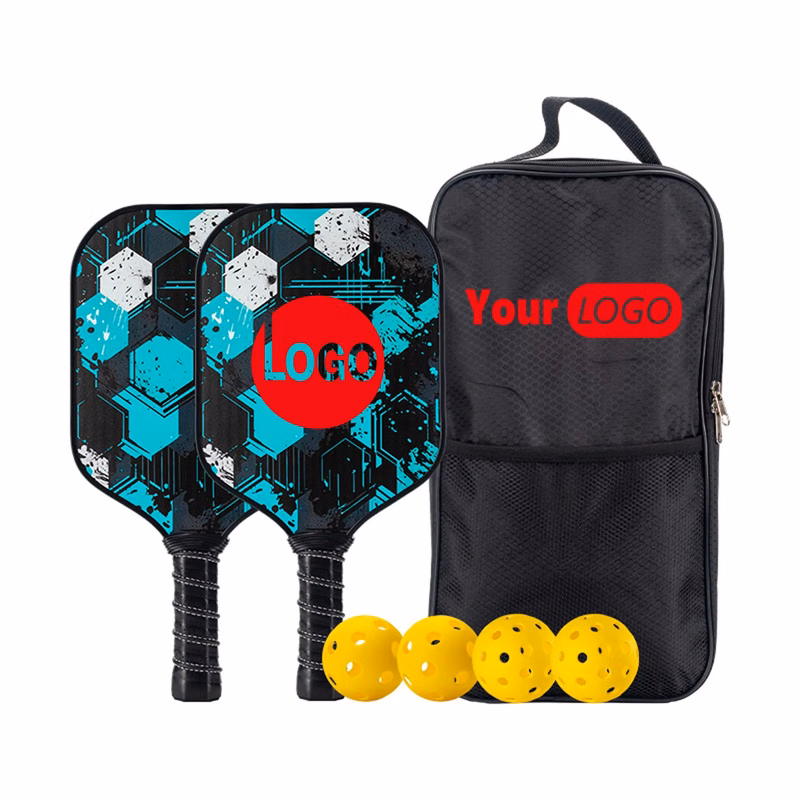 Pickleball Sets With Four Balls Two Paddles One Bag