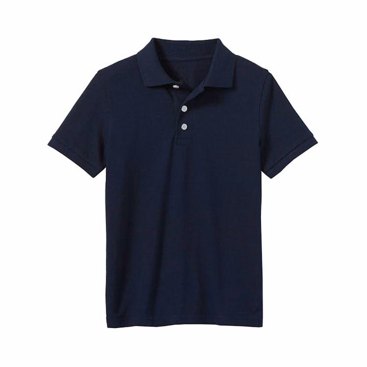 Boys' Uniform Polos - Small Navy Short Sleeve